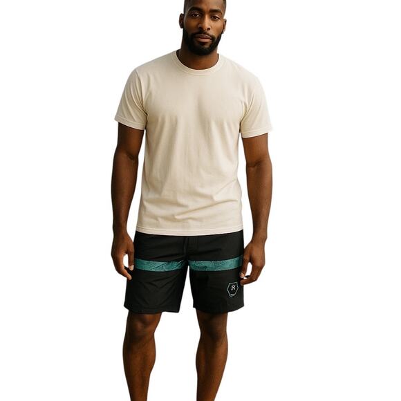 Vissla C & I's Black 20" Boardshorts Swim Trunks size 28 - Picture 1 of 13